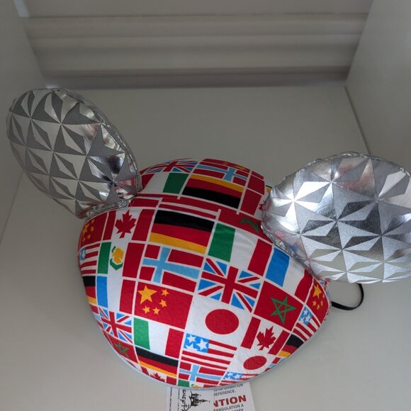 Mickey Mouse Ears Hat - Disney EPCOT World Showcase Country Flags - Picture 3 of 8